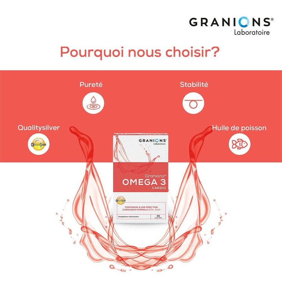 Granions Omega 3 Cardio 30 Capsules