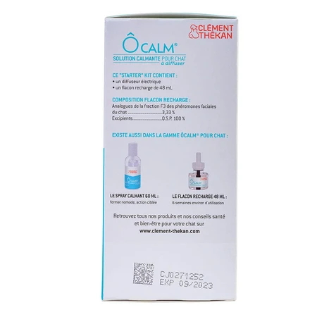 Clement-Thekan Ôcalm Diffuseur Anti-Stress + Recharge Chat 48ml