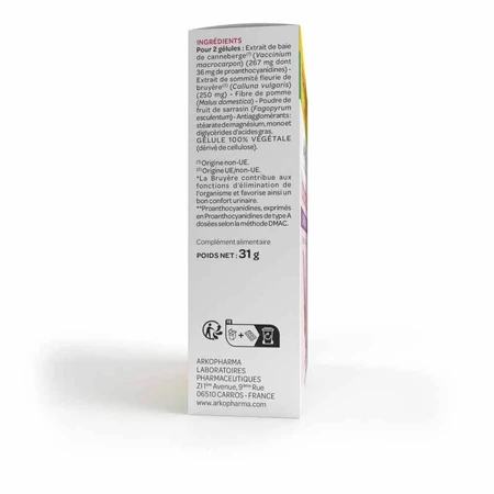 Arkopharma Cys-Control Bienestar Urinario 60 Cápsulas