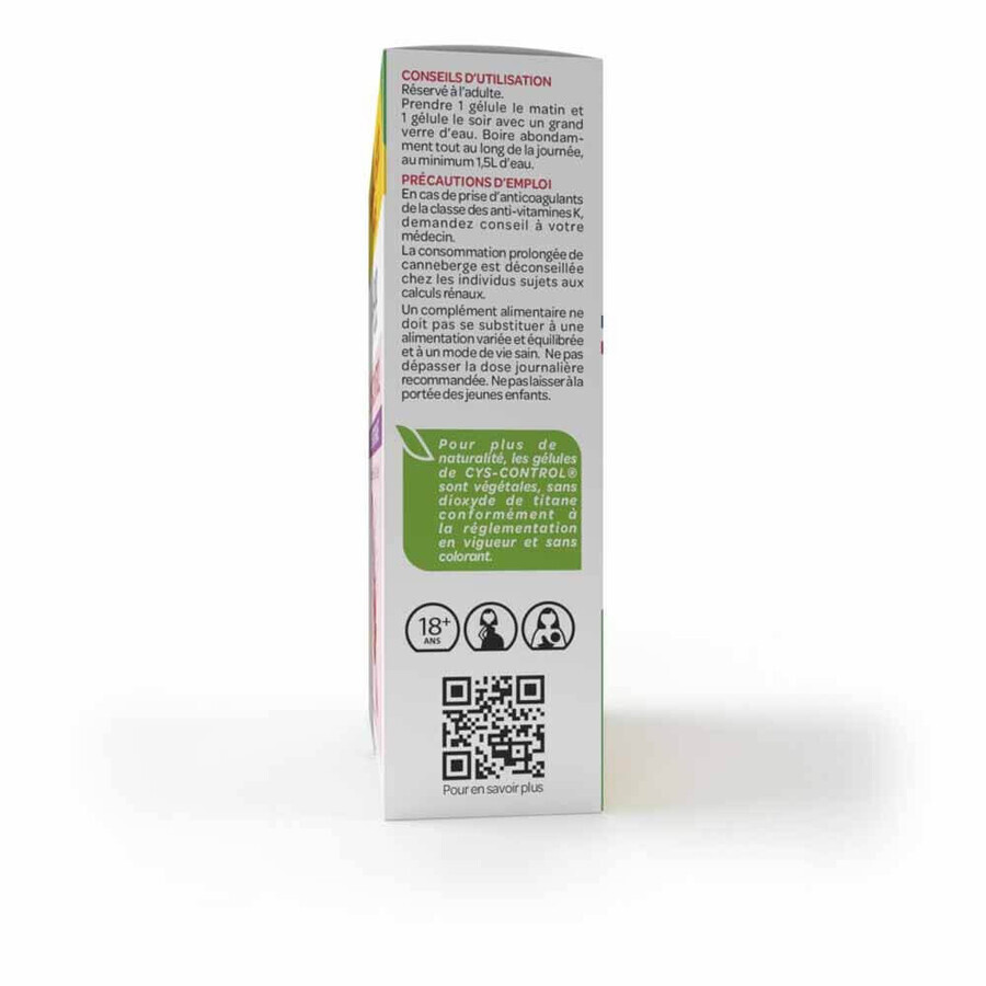 Arkopharma Cys-Control Urinary Well-Being 60 Capsules