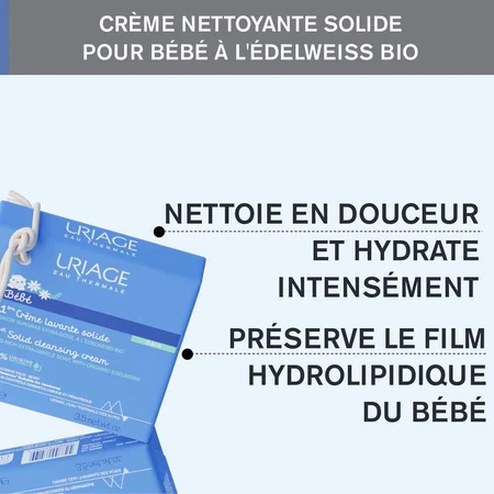 Uriage Bébé Feste Reinigungsseife 125g