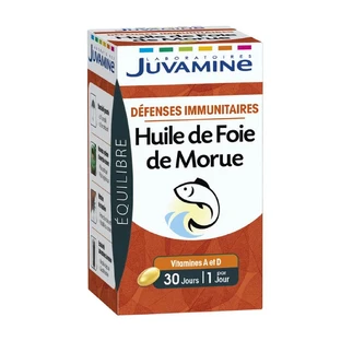 Juvamine Immune Defenses Cod Liver Oil 30 capsules