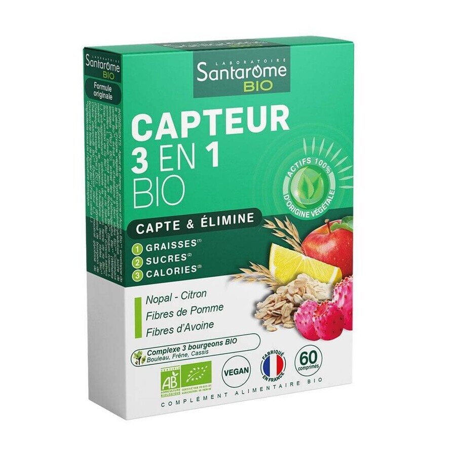 Santarome Organic Sensor 3-in-1 60 Tablets