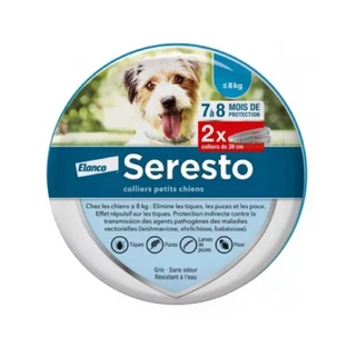 Seresto Collier Antiparasitaire Pour Petit Chien x2