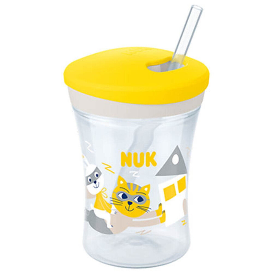 Nuk Action beker met rietje 12 maanden Plus