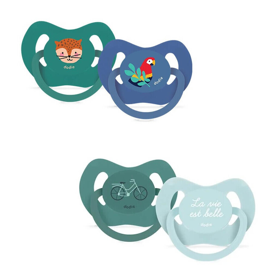 Dodie Physiological Silicone Soothers 18months+ 2pcs