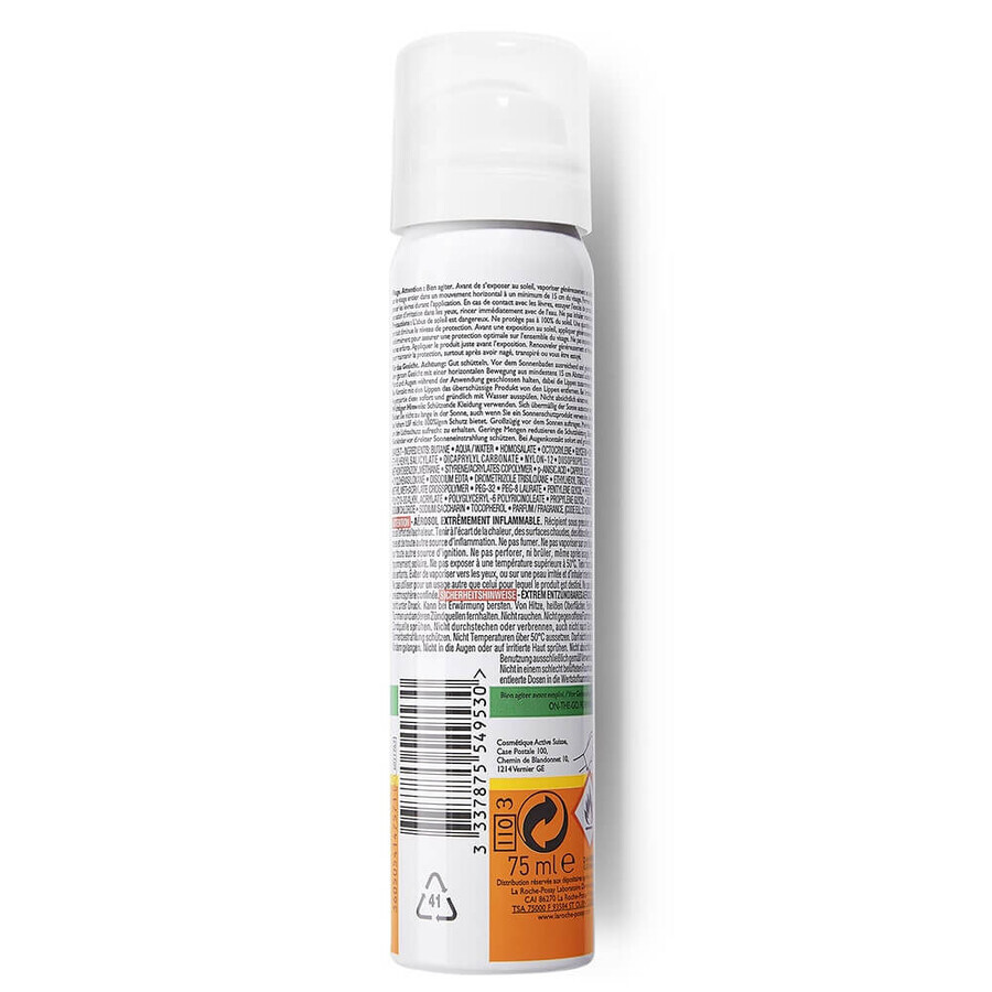 La Roche-Posay Anthelios Zonnespray SPF50+ Anti-glans Gevoelige Huid 75ml La Roche-Posay Anthelios Zonnespray SPF50+ Anti-glans Gevoelige Huid 75ml