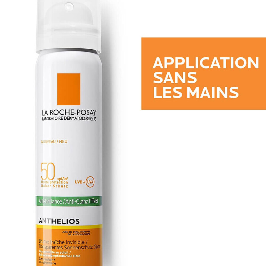 La Roche-Posay Anthelios Zonnespray SPF50+ Anti-glans Gevoelige Huid 75ml La Roche-Posay Anthelios Zonnespray SPF50+ Anti-glans Gevoelige Huid 75ml