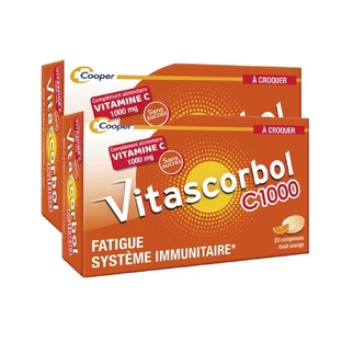 Vitascorbol Vitaminen C1000 2x20 tabletten