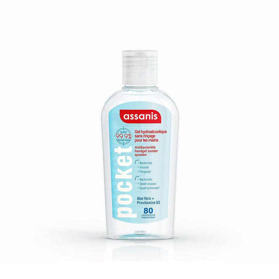 Assanis Pocket Antibacteriële No-Rinse Gel 80ml