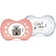 Dodie Anatomical Soothers Girls&#39; Night Family Cuddles 6 months or more x2