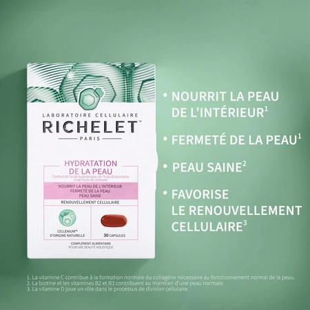 Richelet Huidhydratatie 60 capsules
