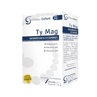 Effinov Nutrition Magit Niños Complejo de Magnesio y Vitaminas 14 sticks