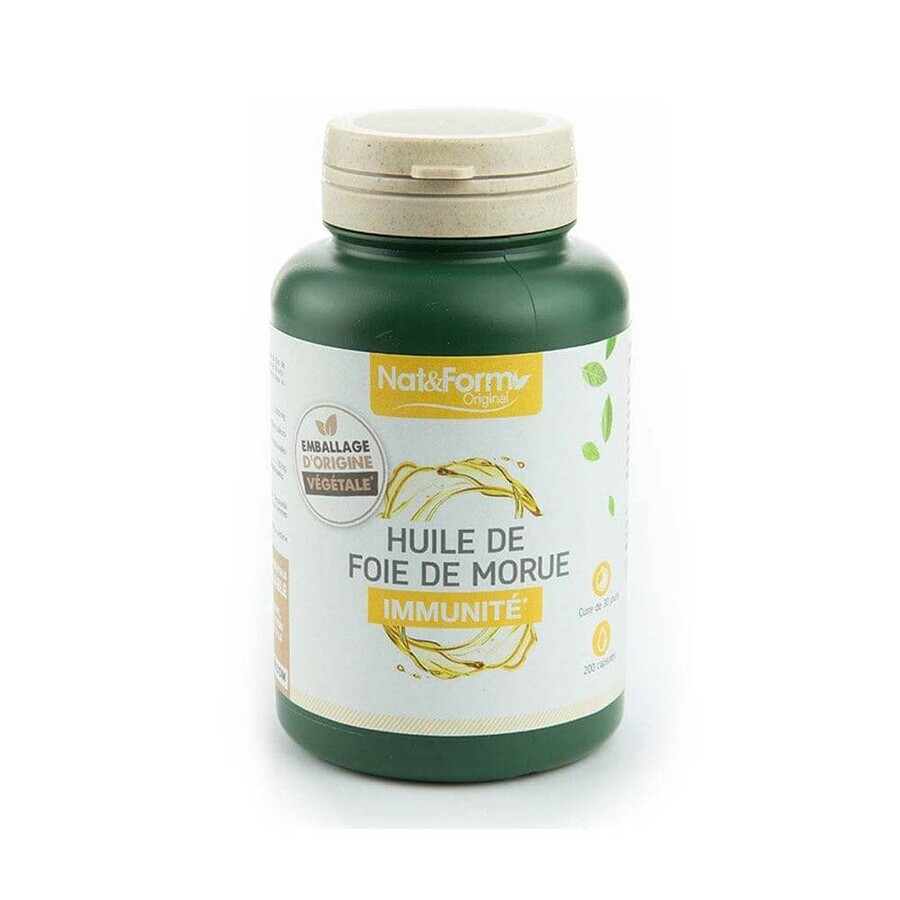 Comprar Nat&Form Aceite de hígado de bacalao 200 cápsulas Vitaminas A y D Nat&Form 200 cápsulas Nat&Form Aceite de hígado de bacalao 200 cápsulas Vitaminas A y D Nat&Form 200 cápsulas