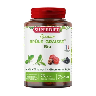 Superdiet Quatuor Fat Burner mit Guarana 150 Tabletten