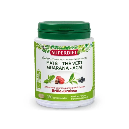 Superdiet Quatuor Fat Burner mit Guarana 150 Tabletten