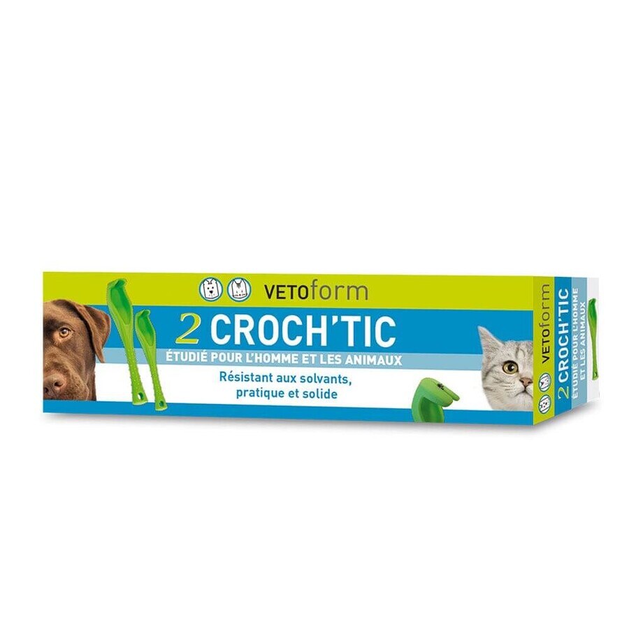 Croch'tic Vetoform Hund und Katze 2 Haken