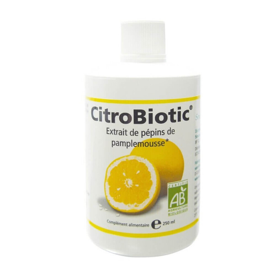 Citrobiotic Estratto di semi di pompelmo bio + Vitamina C 250ml