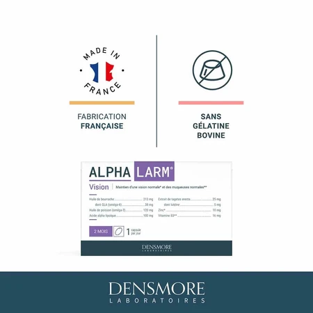 Densmore Suveal Alphalarm vision maintenance and normal muccose 60 capsules