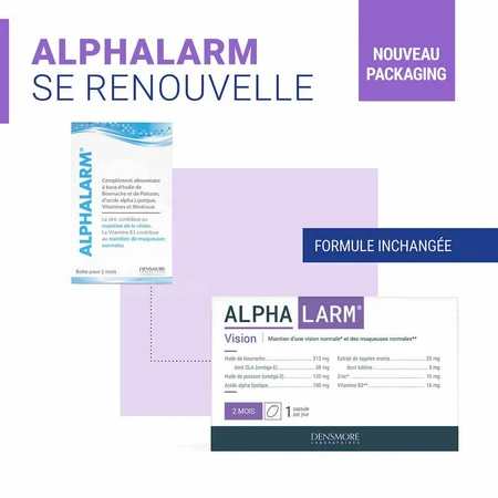 Densmore Suveal Alphalarm vision maintenance and normal muccose 60 capsules