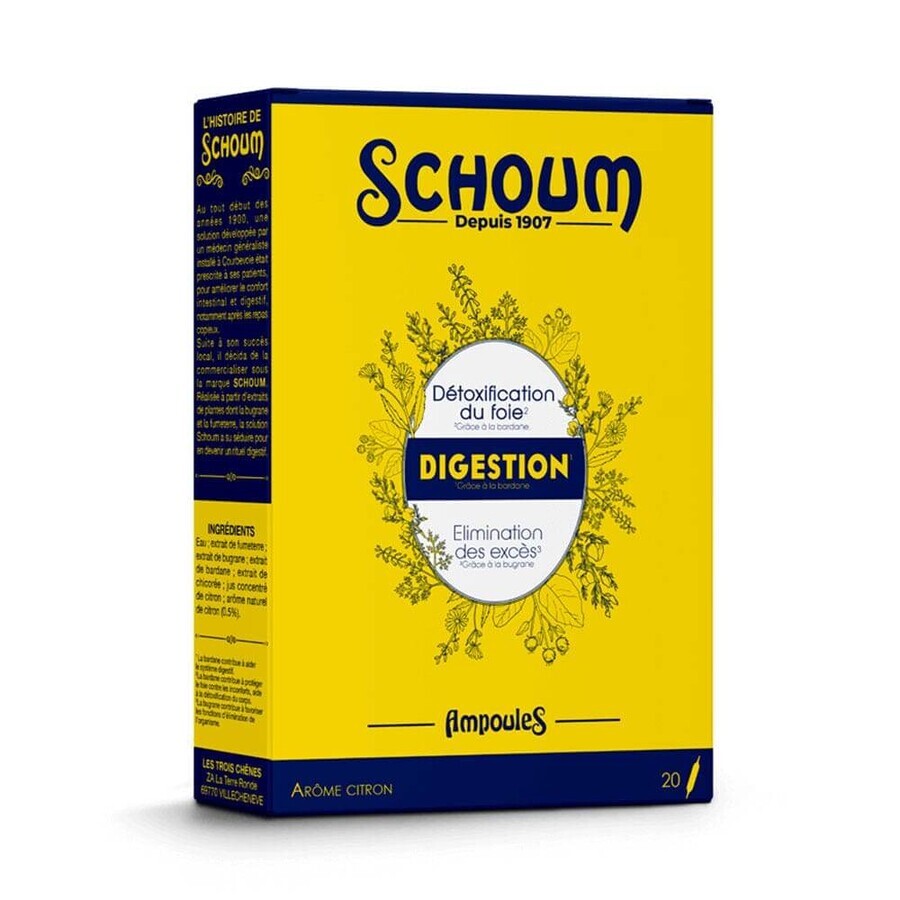 Schoum Digestión 20 Viales