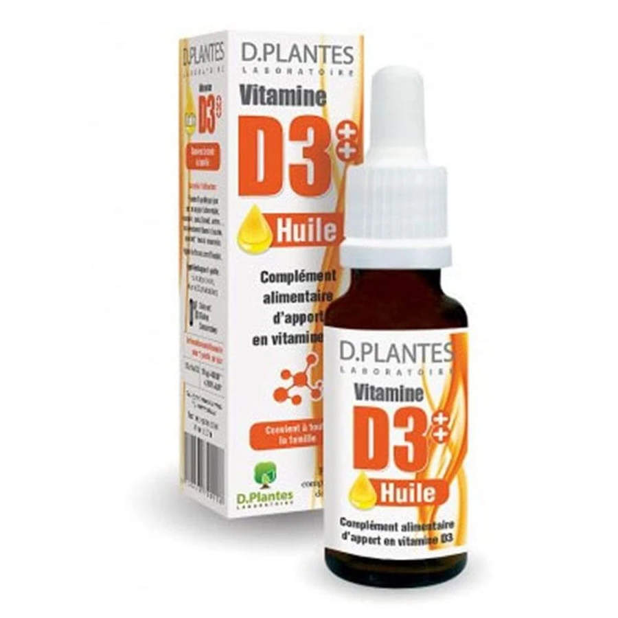 D. Plantes Vitamin D3 Öl 400UI 20ml