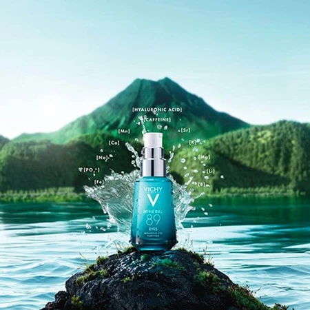 Vichy Mineral 89 Soin Yeux Fortifiant Et Reparateur A L'acide Hyaluronique 15ml