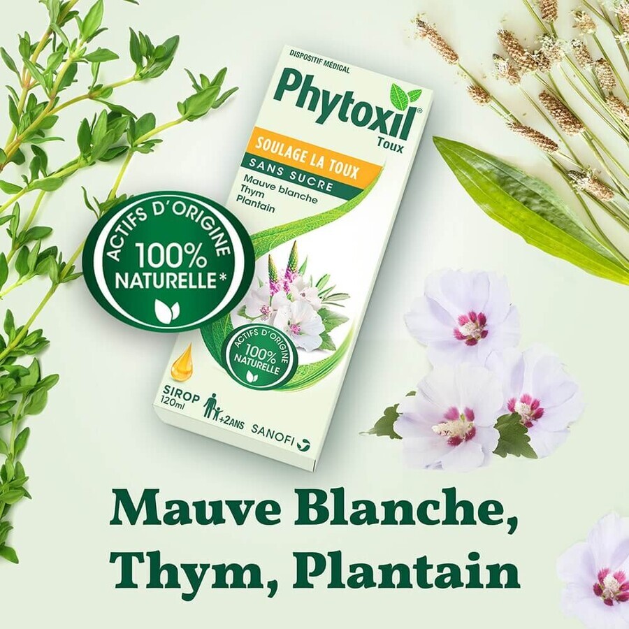 Phytoxil sugar-free cough syrup 120 ml
