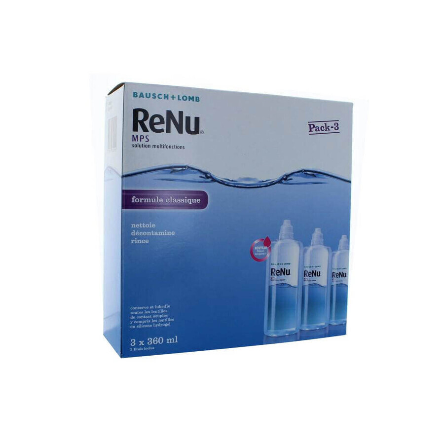 Bausch&Lomb Renu MPS multifunctional solution classic formula 3x 360 ml