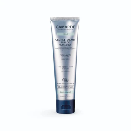 Gamarde Homme Gel Nettoyant Visage Ultra Délicat Bio Ultra Doux 100g