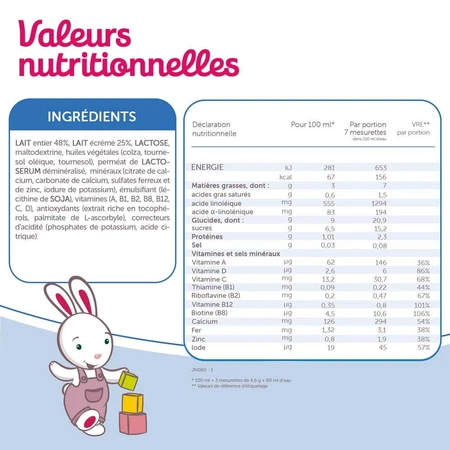 Guigoz Optipro Crescita 4 Leche en Polvo Junior a partir de 18 meses 900g