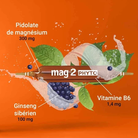 Mag 2 Phyto Energie tonic for nervousness and fatigue 30 vials