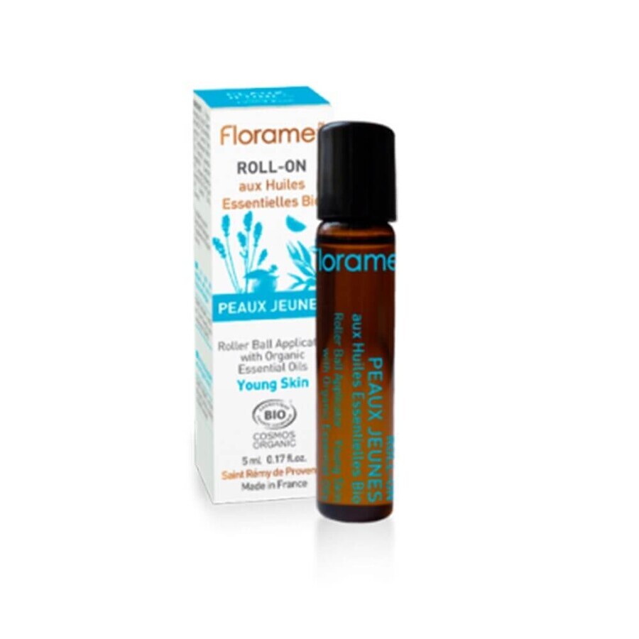 Florame Roll-on agli Oli essenziali biologici per una pelle giovane 5ml