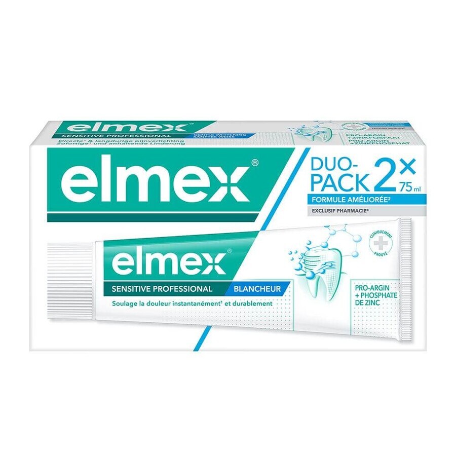 Elmex Sensitive Professional Whitening Toothpaste 2x75ml