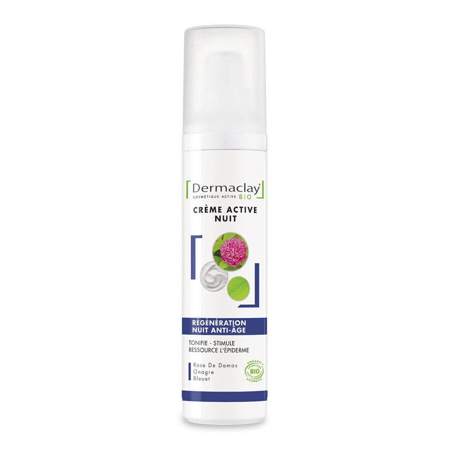 Dermaclay organic anti-aging regenerating night cream 50ml