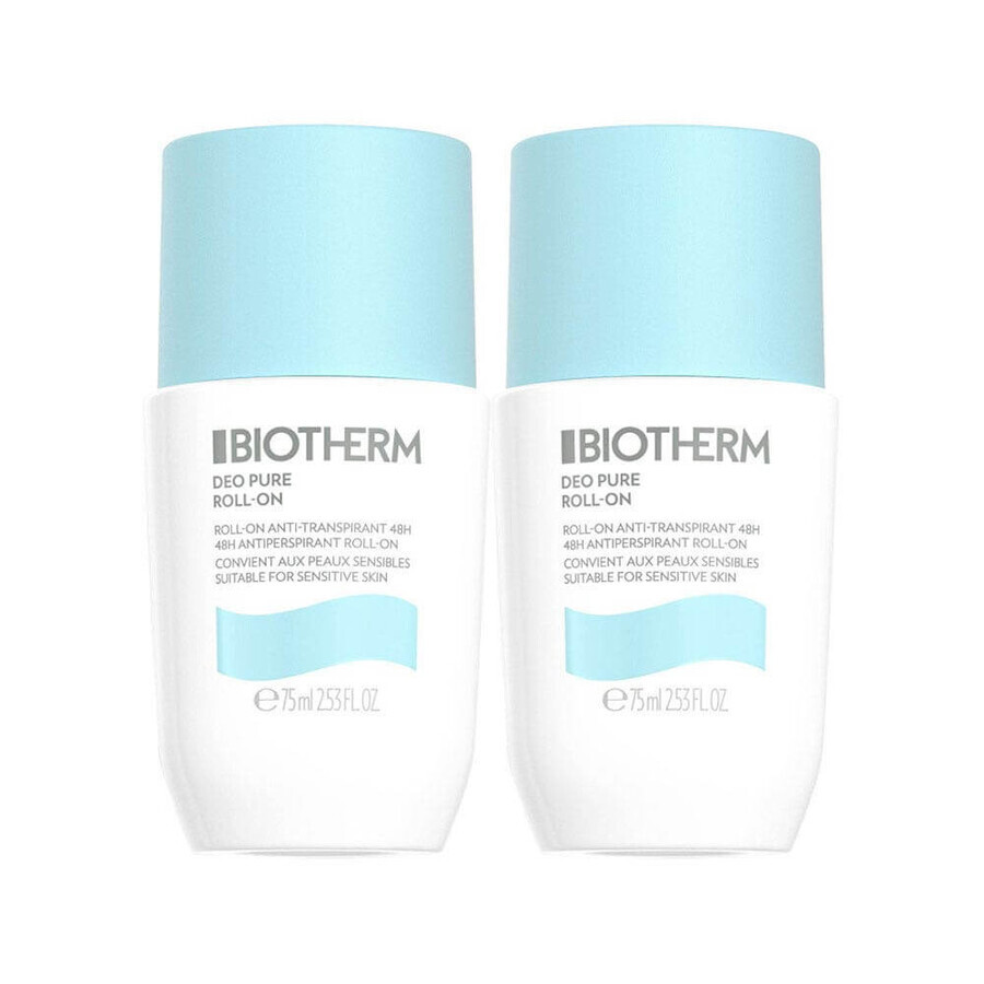 Comprar Biotherm Deo Pure Roll-on antitranspirante 2x75ml Biotherm Deo Pure Roll-on antitranspirante 2x75ml