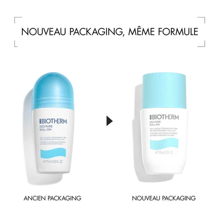 Biotherm Deo Pure Roll-on anti-transpirant 2x75ml