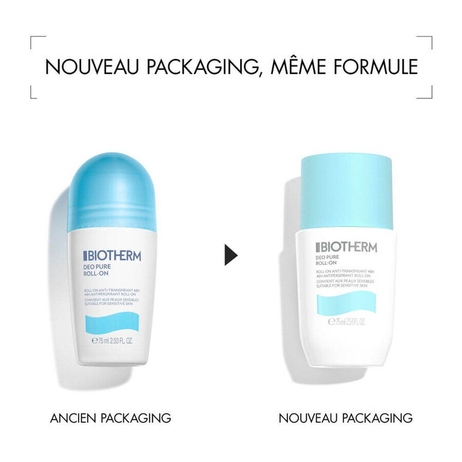 Biotherm Deo Pure Roll-on antitranspirante 2x75ml Biotherm Deo Pure Roll-on antitranspirante 2x75ml
