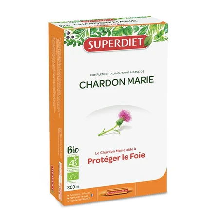Superdiet Chardon Marie Bio Protection Du Foie 20 Ampoules
