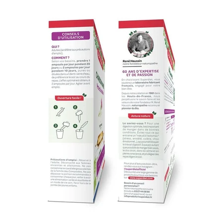 Superdiet Chardon Marie Bio Protection Du Foie 20 Ampoules