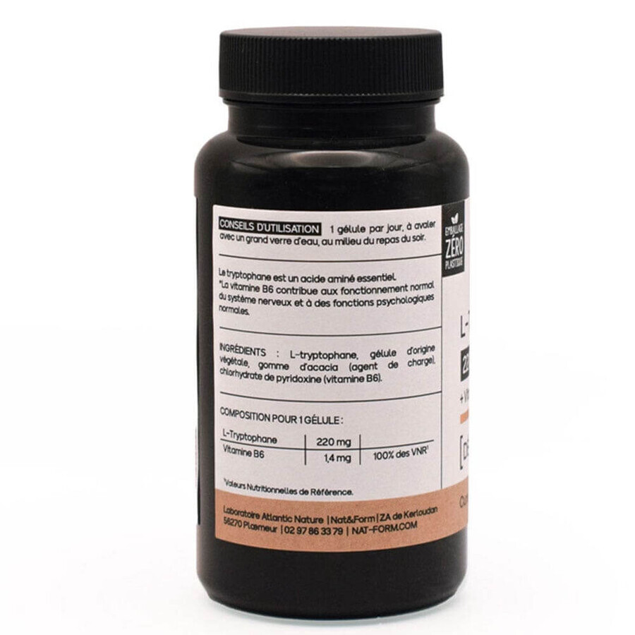 Nat&Form L-tryptofaan 60 capsules Nat&Form L-tryptofaan 60 capsules