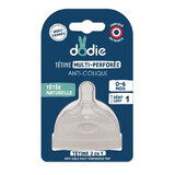 Dodie Multi-Loch-Anti-Kolik-Sauger Silikon