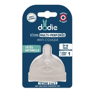 Dodie Anti-colic speen met meerdere gaatjes Siliconen