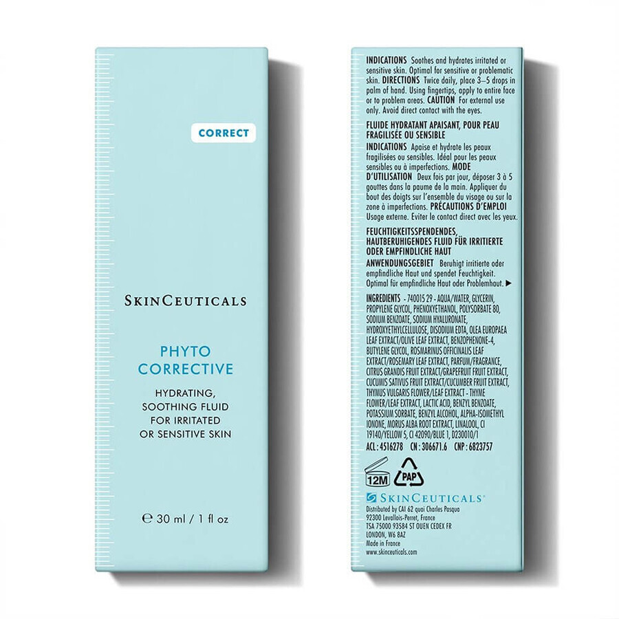 Skinceuticals Correct Phyto Corrective Idratazione viso per gli arrossamenti della pelle irritata 30 ml Skinceuticals Correct Phyto Corrective Idratazione viso per gli arrossamenti della pelle irritata 30 ml