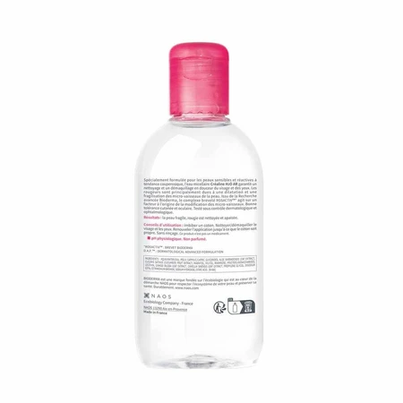 Bioderma Crealine Micellar Cleansing Water Anti-Redness Sensitive Skin H2O AR 250ml