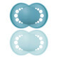 Mam Original Tendance Symmetrical Silicone Pacifiers Colors of Nature Solid 18 months+ 2pcs