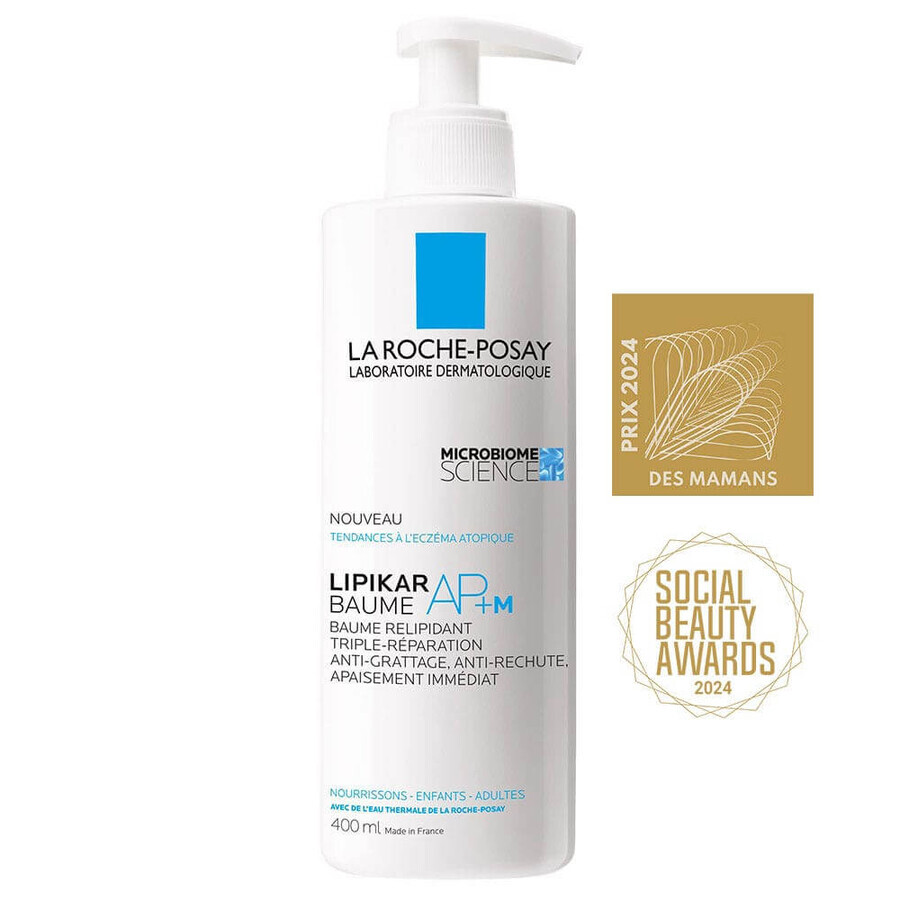 Acquista La Roche-Posay Lipikar Balsamo Riparatore Tripla azione AP+M Pelle soggetta ad eczema atopico 400ml La Roche-Posay Lipikar Balsamo Riparatore Tripla azione AP+M Pelle soggetta ad eczema atopico 400ml
