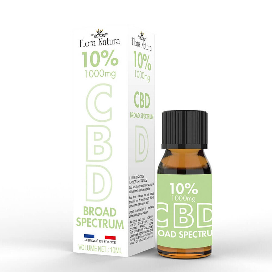 Flora Natura CBD Öl 10% Breitspektrum 10ml