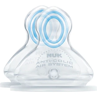 Nuk First Choice Ventilees Air System 0-6 Monate Packung mit 2 physiologischen Silikonsaugern
