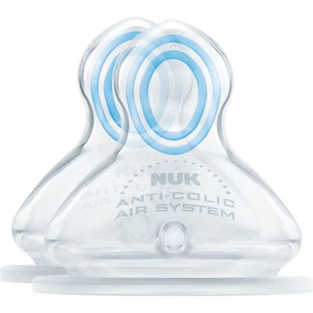 Nuk First Choice Ventilees Air System 0-6 Monate Packung mit 2 physiologischen Silikonsaugern
